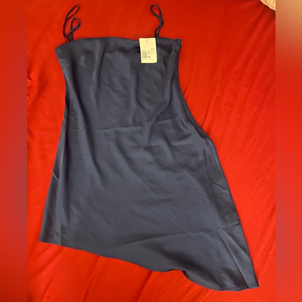 Forever 21 Asymmetrical Blue Dress